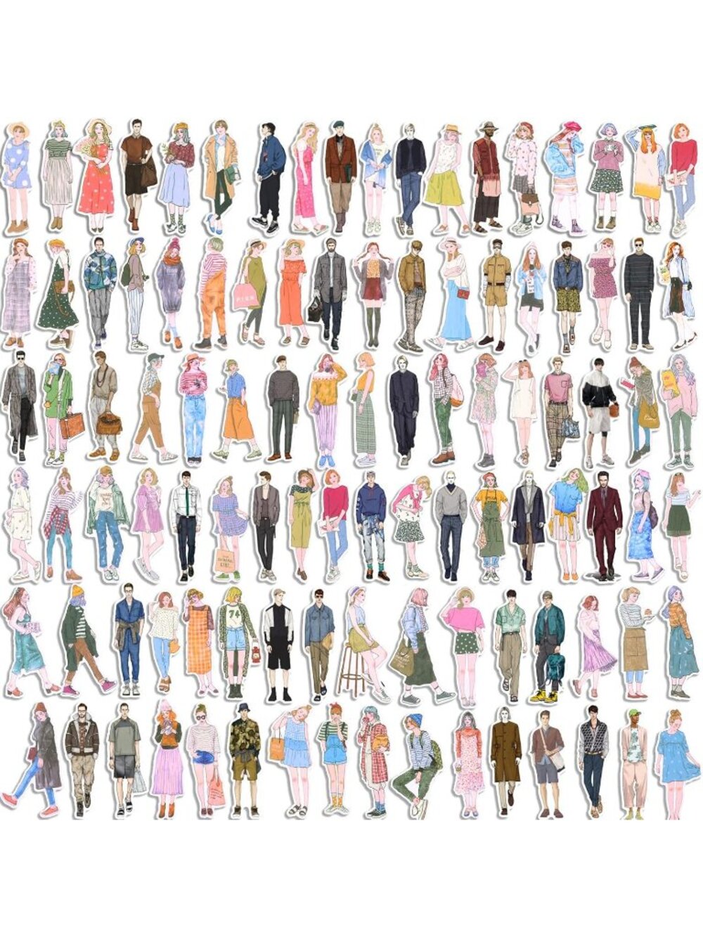 New 150Pcs People Stickers for Journaling, Scrapbooking Kit for Crafting - Picture 3 of 6